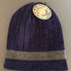 MENS WINTER CHENILLE KNIT BEANIE HAT